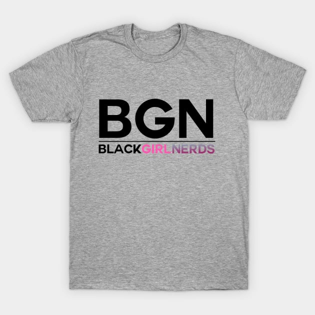 BGN Logo Horizontal T-Shirt by BlackGirlNerds